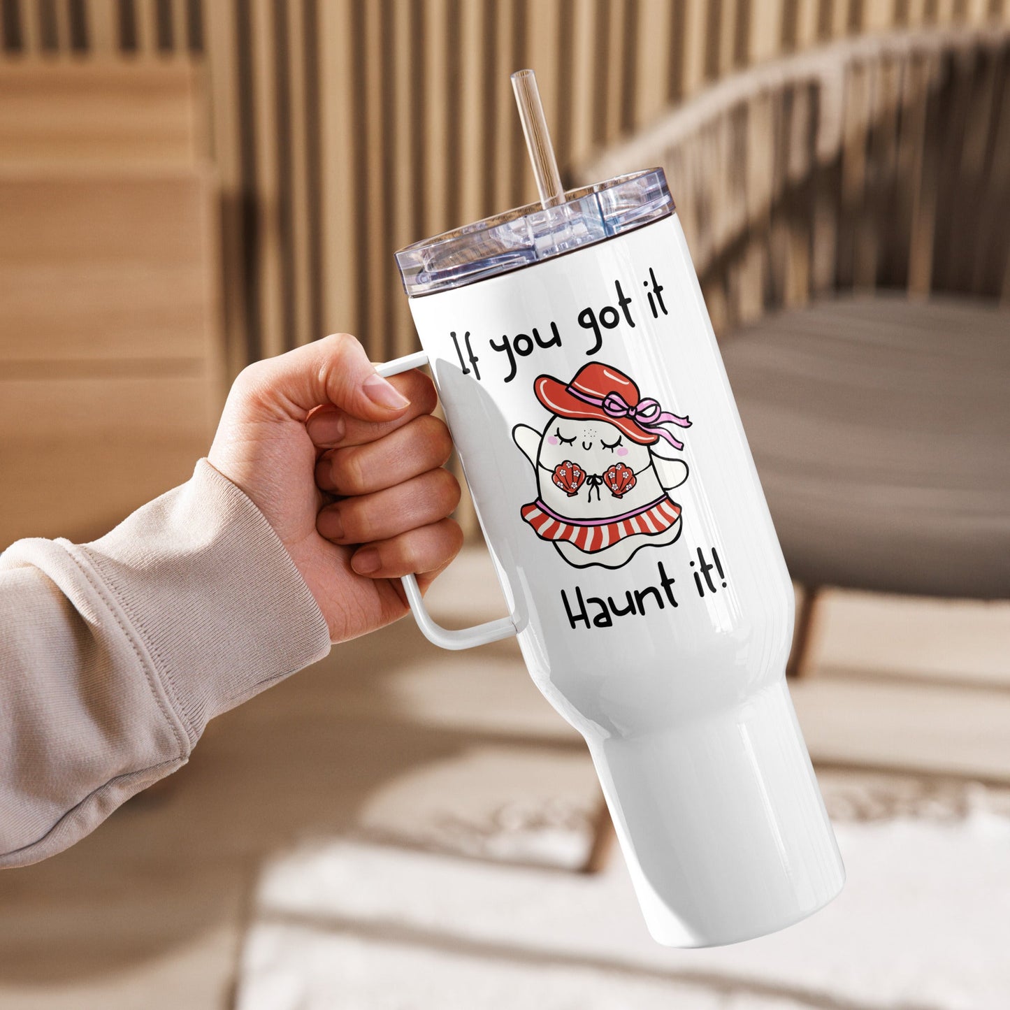 Haunt It Travel Mug - Moonlit Dandelion