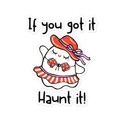 Haunt It Sticker - Moonlit Dandelion