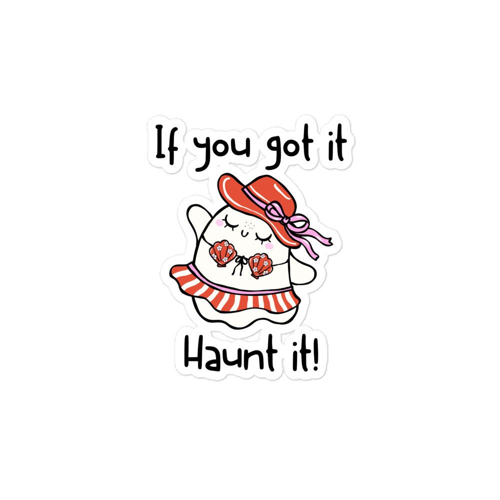 Haunt It Sticker - Moonlit Dandelion